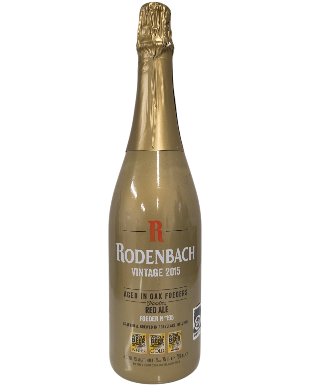 Rodenbach Vintage Vertikal-Sæt (Årgang 2012–2016) 5x75cl + 1 glas