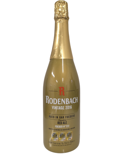 Rodenbach Vintage Vertikal-Sæt (Årgang 2012–2016) 5x75cl + 1 glas